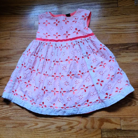 gap neon dress NEON PINK GAP DRAW STRING DRESS SIZE M